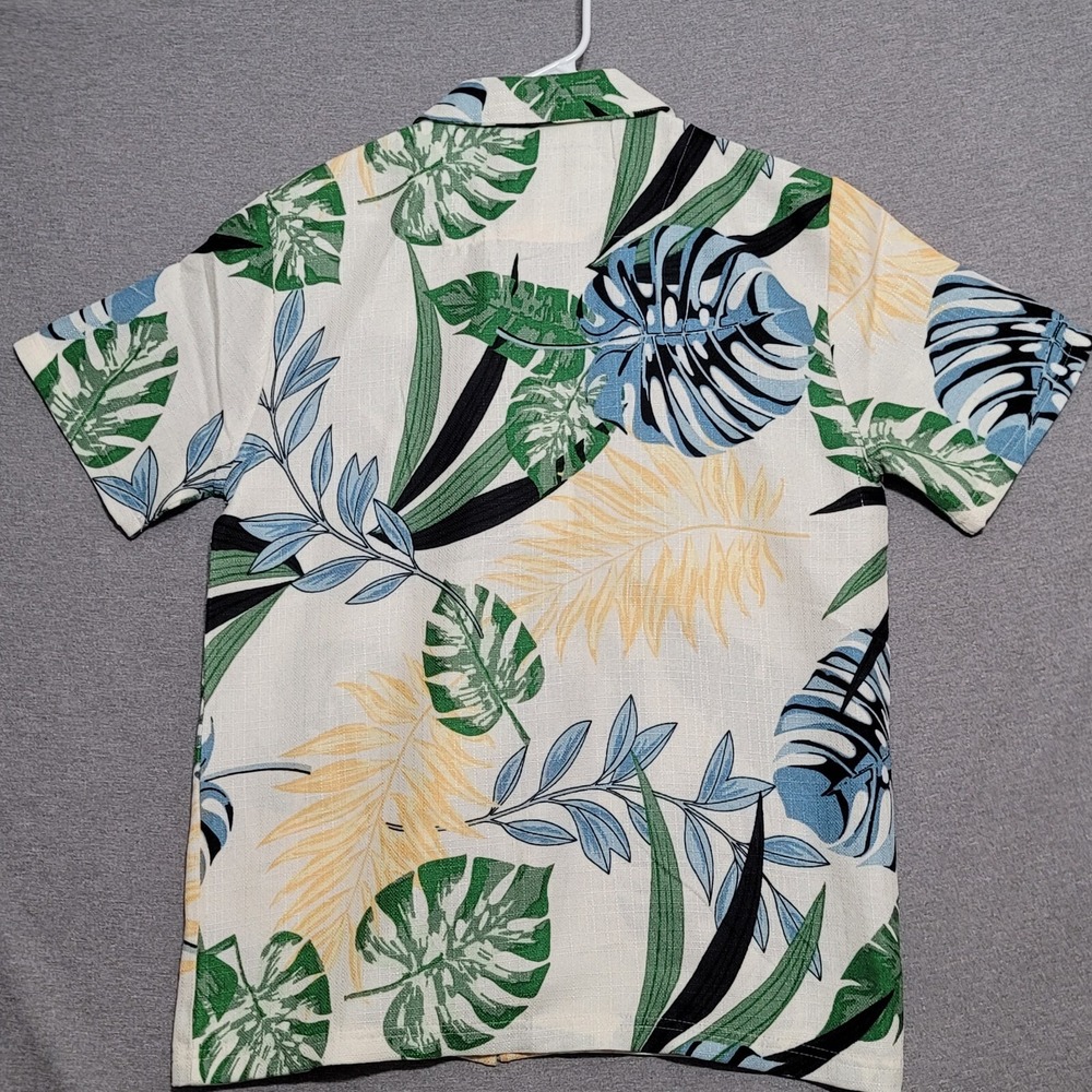 MALIBU BEACH CLUB Hawaiian Shirt Mens Small Button Up Short Sleeve Casual - Picture 3 of 11